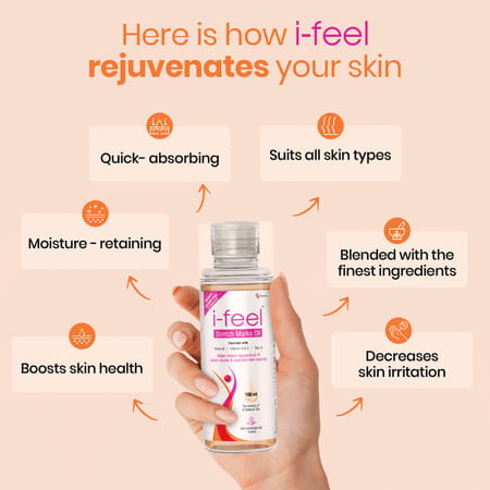 I-Feel Stretch Marks Oil Bottle Of 100Ml