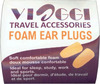 Viaggi Soft Foam Ear Plugs (Orange) Pk2 ( 4Sets)