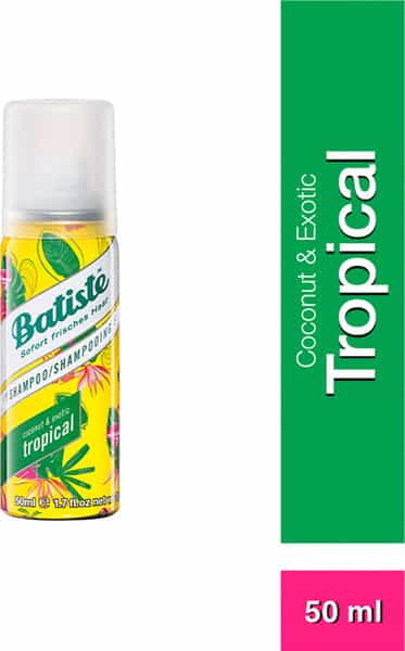 Batiste Instant Hair Refresh Dry Shampoo - Coconut & Exotic Tropical - 50Ml