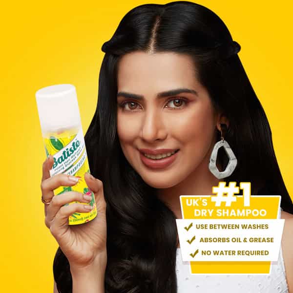 Batiste Instant Hair Refresh Dry Shampoo - Coconut & Exotic Tropical - 50Ml