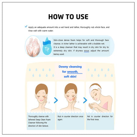 A'pieu Deep Clean Foam Cleanser [Whipping] - Korean Face Cleanser - Korean Skincare - 130Ml