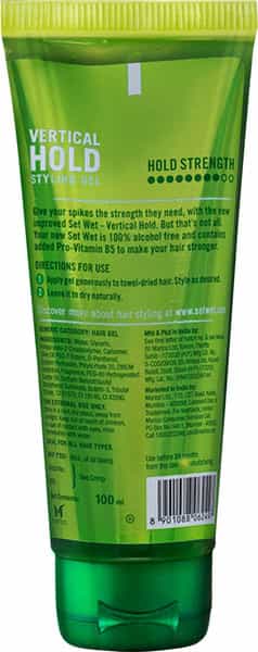 Set Wet Vertical Hold Hair Gel 100 Ml