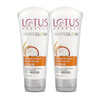 Lotus Herbals Whiteglow Oatmeal & Yogurt Skin Whitening Scrub | 50G ( Pack Of 2 )