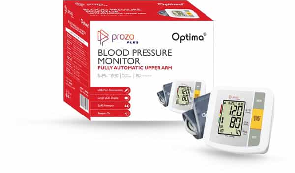 Prozo Plus Fully Automatic Upper Arm Blood Pressure Monitor Bp Monitor With Premium Quality