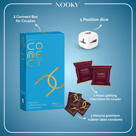 Nooky Connect Blue- The Complete Experience Box