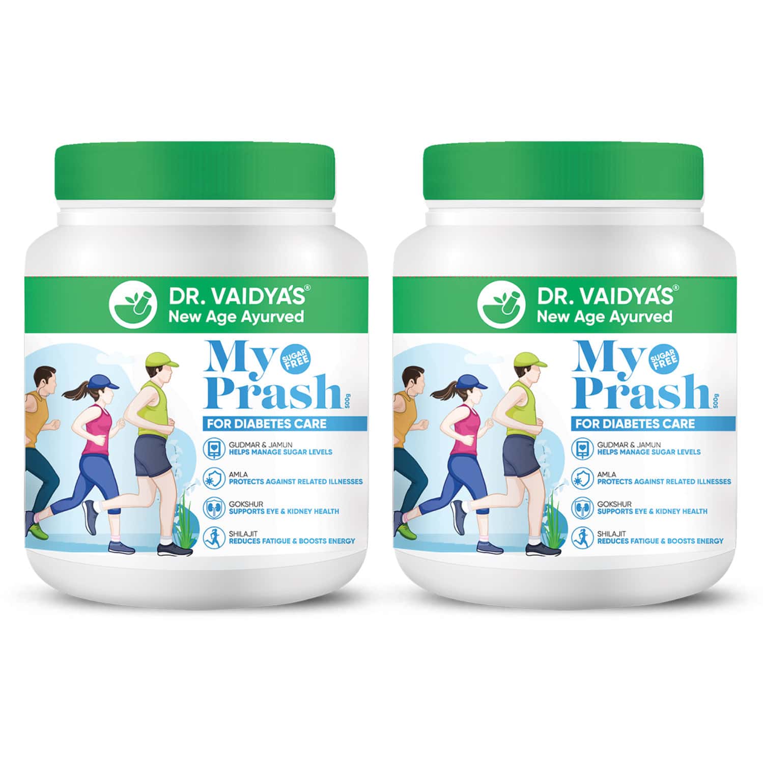Dr. Vaidya'S My Prash Chyawanprash For Diabetes Care-500 Gms Pack Of 2