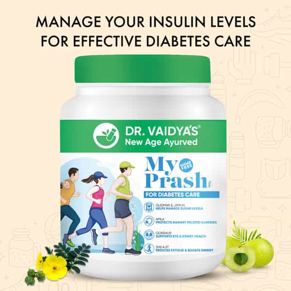 Dr. Vaidya's My Prash Chyawanprash For Diabetes Care-500 Gms Pack Of 2
