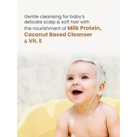 Mother Sparsh Milky Soft Baby Shampoo For Daily Moisturizing - 200ml