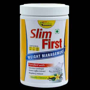 Slimfirst Meal Replacement Shake For Weight Management 400 Gm Sugar | Cholesterol&gluten-free Drink