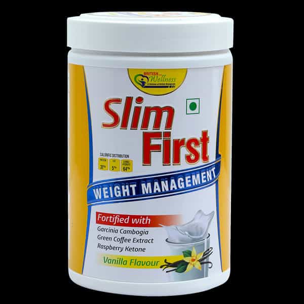 Slimfirst Meal Replacement Shake For Weight Management 400 Gm Sugar | Cholesterol&Gluten-Free Drink