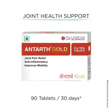 Antarth Gold Strip Of 10 Tablets (Pack Of 3)