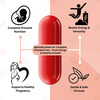 Healthbest Prenatal Multivitamins Capsules For Women With Folic Acid Iron Zinc - 30 Capsules