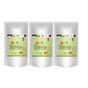 So Sweet Stevia Powder 1 Kg Sugar Free Zero Calorie Sweetener (Pack Of 3)