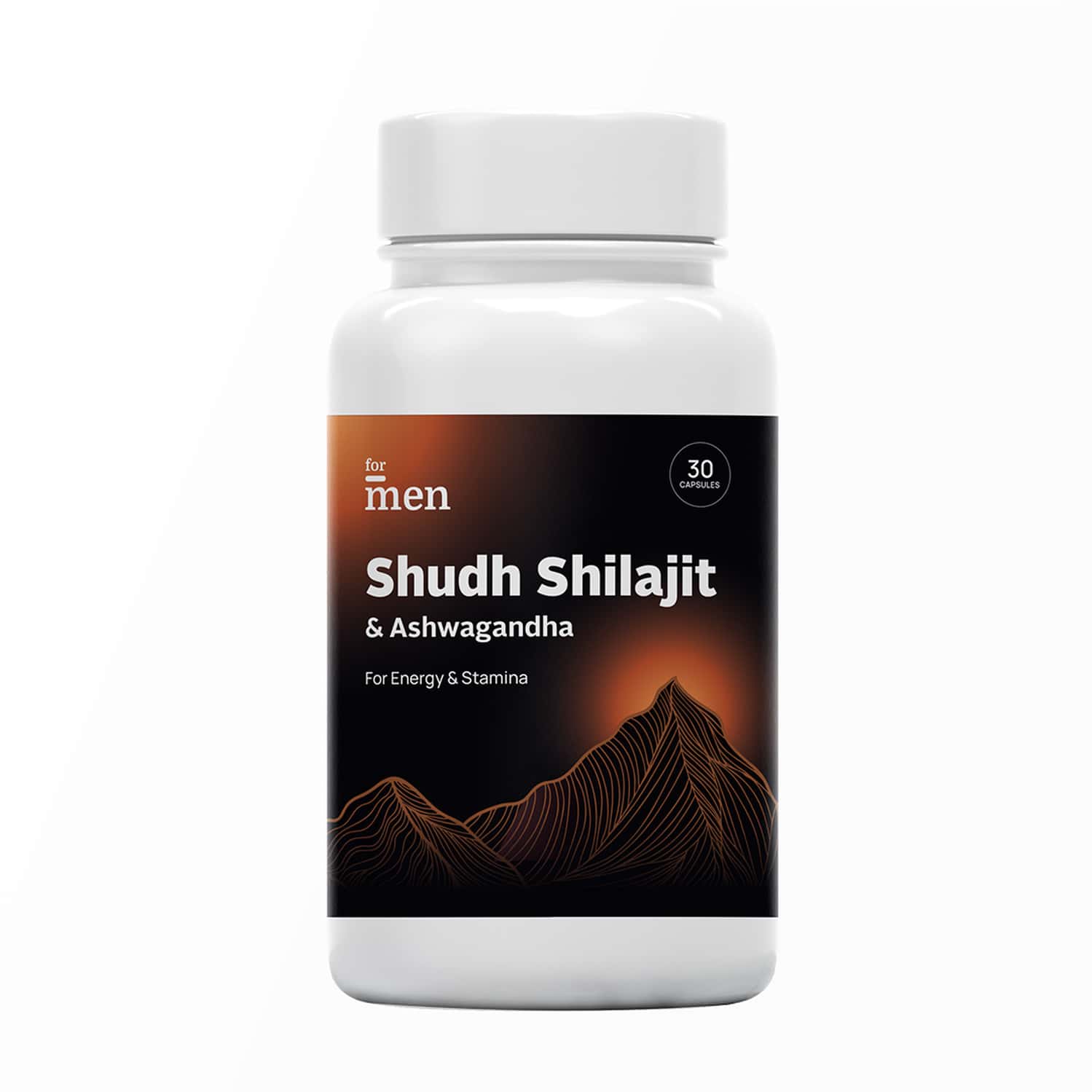 Formen Shudh Shilajit & Ashwagandha Capsules For Men, For Energy & Stamina
