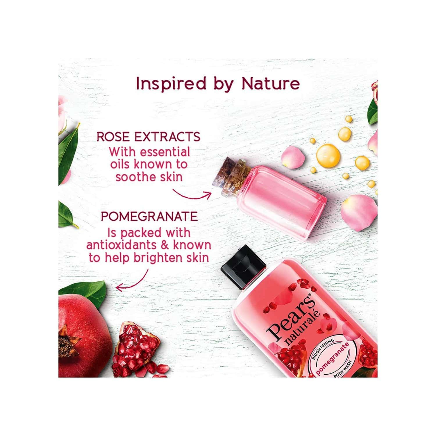 Buy PEARS NATURALE BRIGHTENING POMEGRANATE BODYWASH 250 ML Online