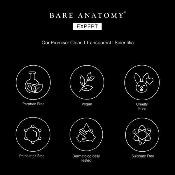 Bare Anatomy Expert Anti-Dandruff Shampoo | Up To 100% Dandruff Reduction | Targets Oily Scalp 250Ml