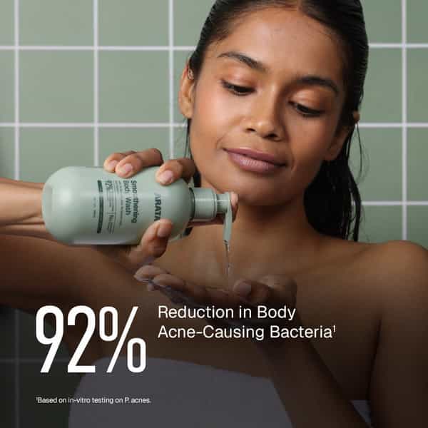 Arata Smoothening Body Wash | Bacne & Bumpy Skin | Salicylic & Glycolic | 250 Ml