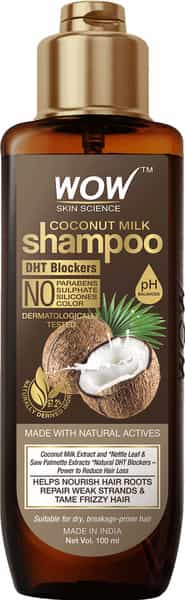Wow Skin Science Coconut Milk Shampoo - 100 Ml