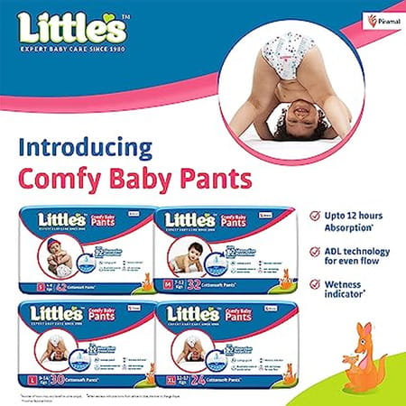 Little's Soft Cleansing Baby Wipes Lid | 80 Wipes (pack Of 2)