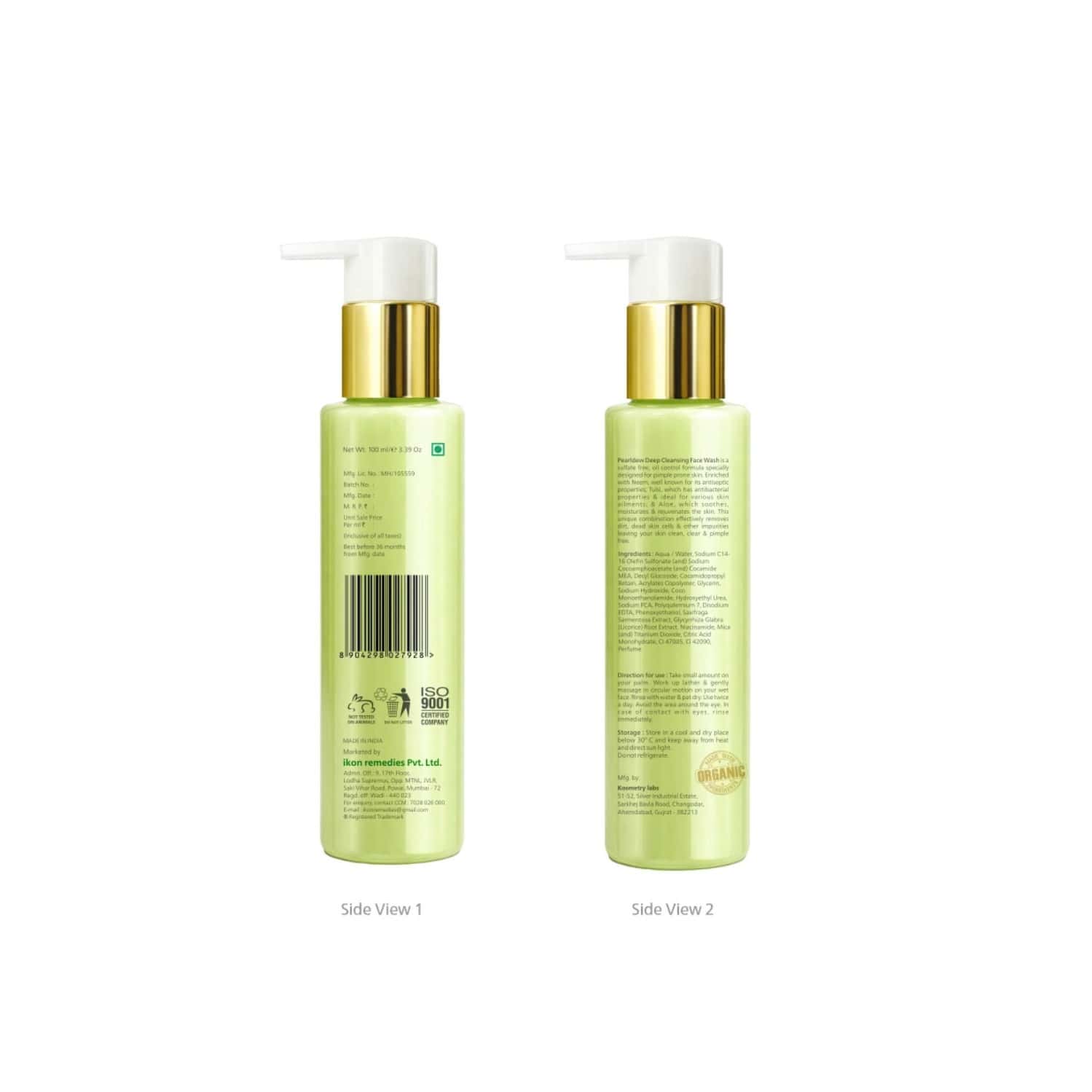 Buy PEARLDEW DEEP CLEANSING FACE WASH 100 ML | NEEM & ALOE VERA