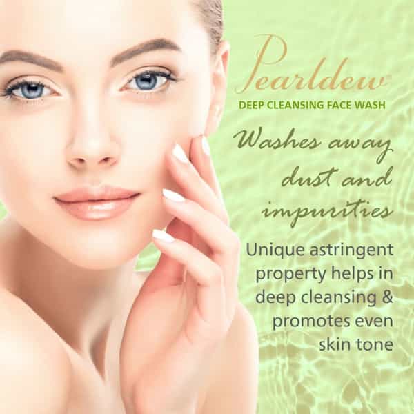 Pearldew Deep Cleansing Face Wash 100 Ml | Neem & Aloe Vera | Paraben Free (Pack Of 3)