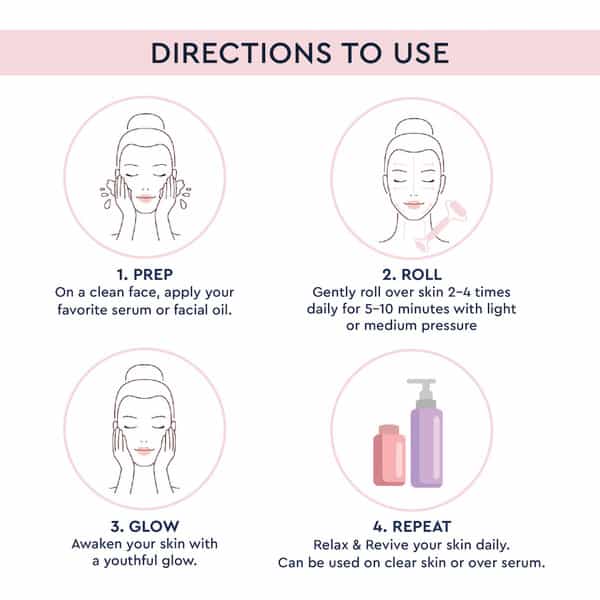 Gubb Face Roller Rose Quartz
