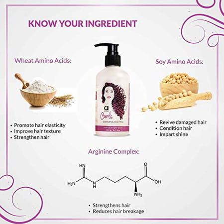 Anveya Curls Cleansing Shampoo For Dry And Frizzy Hair|For Indian Curly Hair|250Ml X Pack Of