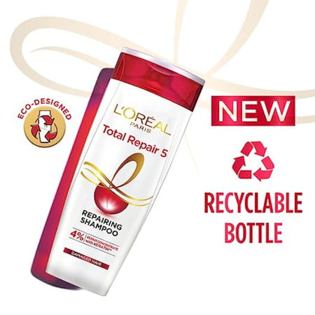 L'Oreal Paris Total Repair 5 Repairing Shampoo 4% Damaged Hair 180 Ml