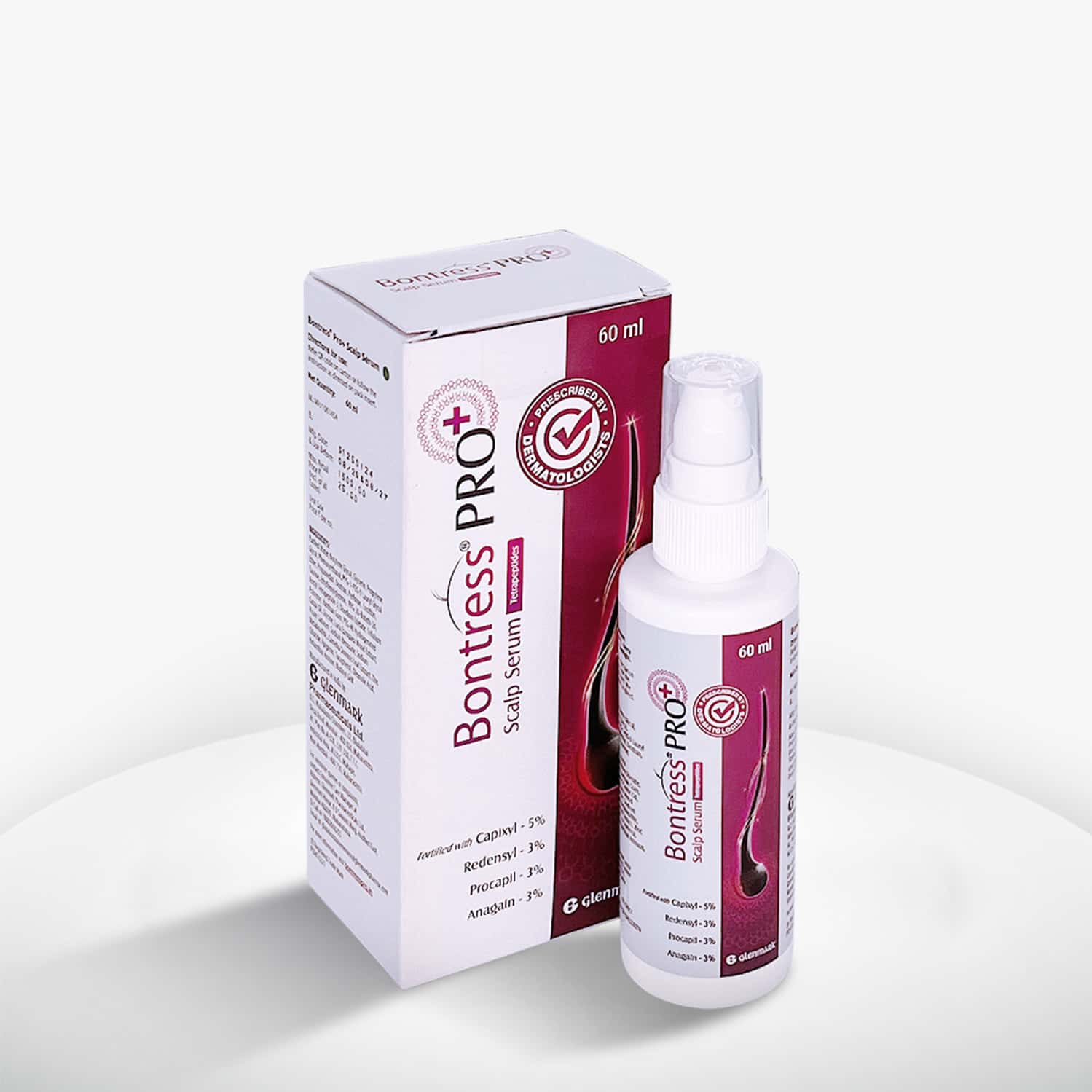 Bontress Pro+ Scalp Serum | 5% Capixyl | 3% Redensyl | 3% Anagain | 3% Procapil | 60 Ml