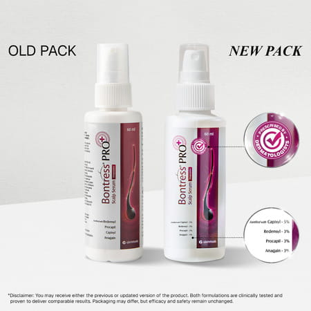 Bontress Pro+ Scalp Serum | 5% Capixyl | 3% Redensyl | 3% Anagain | 3% Procapil | 60 Ml