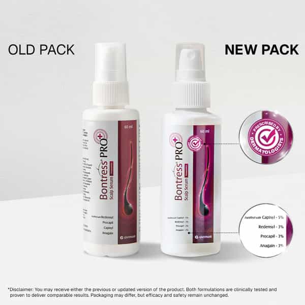 Bontress Pro+ Scalp Serum | 5% Capixyl | 3% Redensyl | 3% Anagain | 3% Procapil | 60 Ml