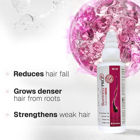 Bontress Pro+ Scalp Serum | 5% Capixyl | 3% Redensyl | 3% Anagain | 3% Procapil | 60 Ml