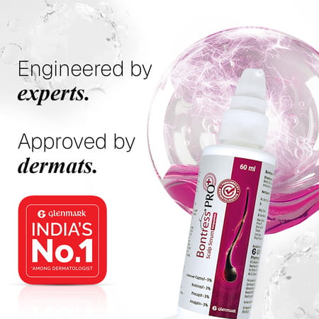Bontress Pro+ Scalp Serum | 5% Capixyl | 3% Redensyl | 3% Anagain | 3% Procapil | 60 Ml