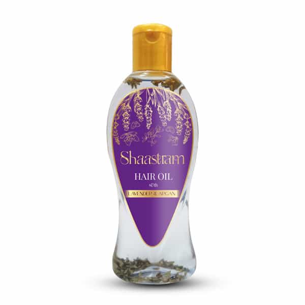Shaastram Hair Oil With Lavender & Argan Bottle Of 200Ml