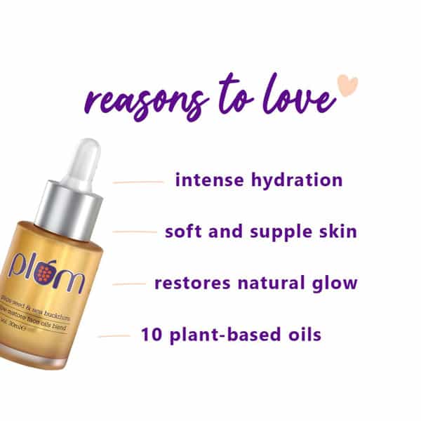 Plum Grape Seed & Sea Buckthorn Glow-Restore Face Oils Blend- 30 Ml