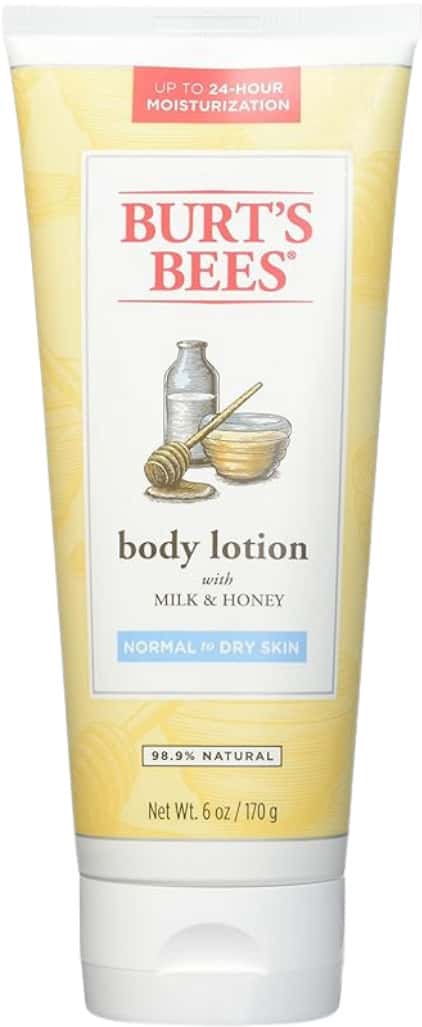 Burts Bees Naturally Nourishing Body Lotion | Milk & Honey | Normal To Dry Skin | 170g