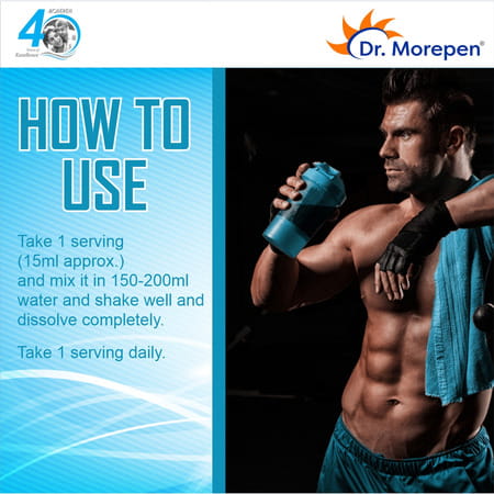 Dr. Morepen Muscle Food L-Carnitine Pro Orange 450ml