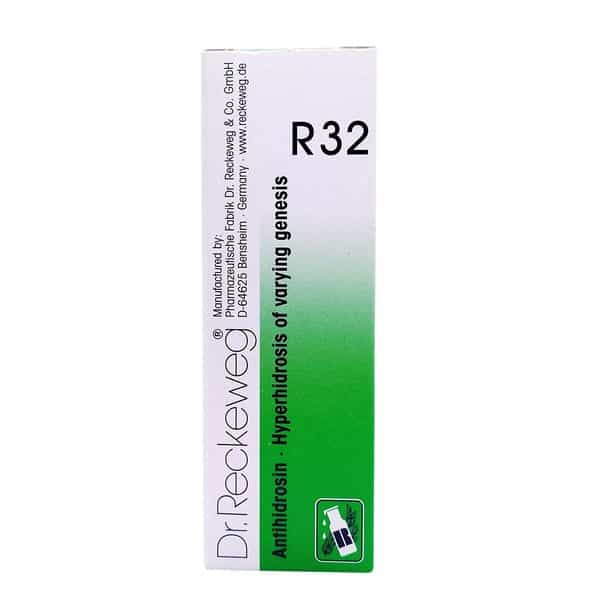 Dr. Reckeweg R 32 Hyperhidrosis Of Varying Genesis Drops 22 Ml