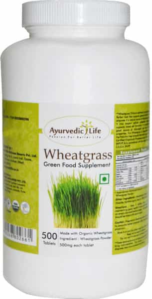 Ayurvedic Life Wheatgrass 500 Tablet (Pack Of 5)