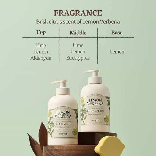 Skinfood Lemon Verbena Body Lotion - Luxurious | Hydrating Lotion| 450Ml