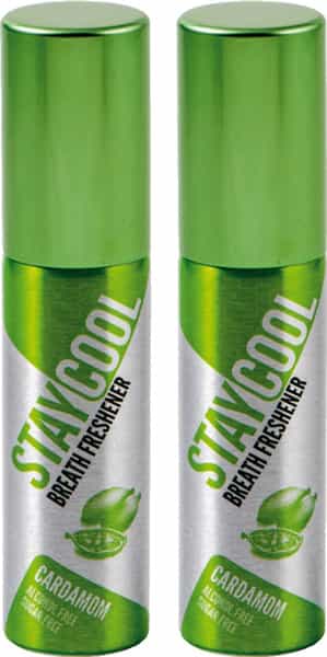Staycool Breath Freshener Spray - Cardamom - Pack Of 2