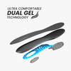 Frido Dual Gel Insoles| Unisex Shoe Inserts For Work And Casual Shoes|Sizes 9-13 Uk|Pack Of 2 Pairs