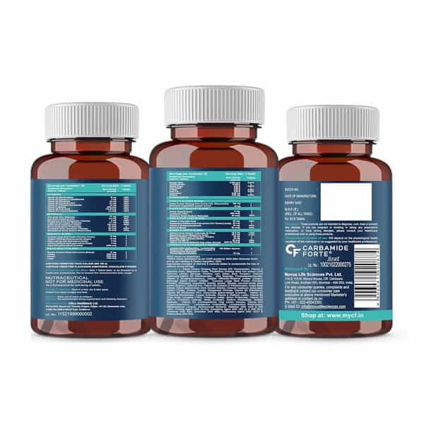 Carbamide Forte Multivitamin With Probiotics Supplement - 30 Tablets