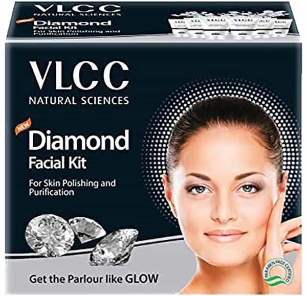 Vlcc Diamond Single Facial Kit For Skin Polishing & Purification - 60 Gm