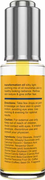 Fcl Transformation Oil For Rejuvenation & Intense Hydration Leaves Skin Moisturised And Replenished