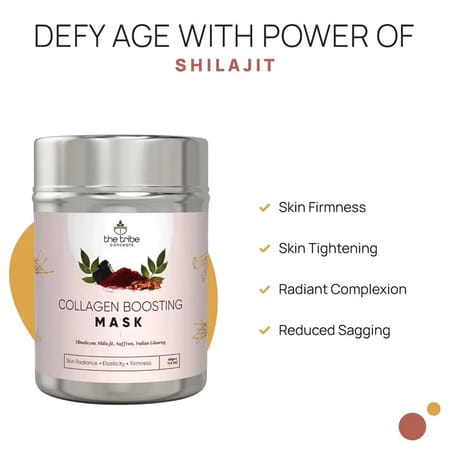 The Tribe Concepts Collagen Boosting Mask (With Steel Tin ) 40 Gm
