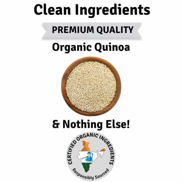 Jus Amazin Organic Quinoa - (500G) Superfood Rich In Fiber & Omega-3