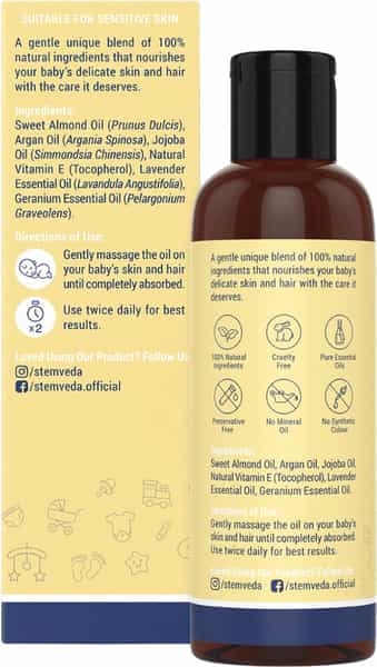 Stemveda Baby Massage Oil - 100 Ml