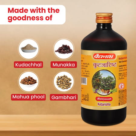 Baidyanath Kutajarishta 450 Ml