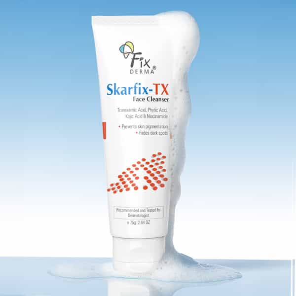 Fixderma Skarfix-Tx Face Cleanser With Tranexamic Acid | Kojic Acid & Niacinamide Face Wash 75 Gm